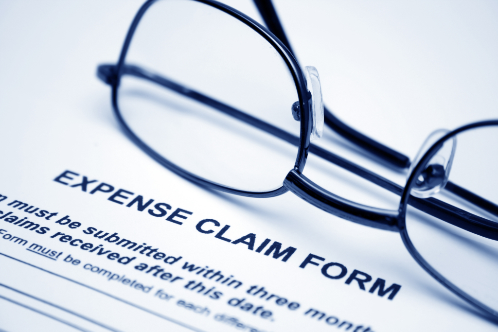 Expense claim form